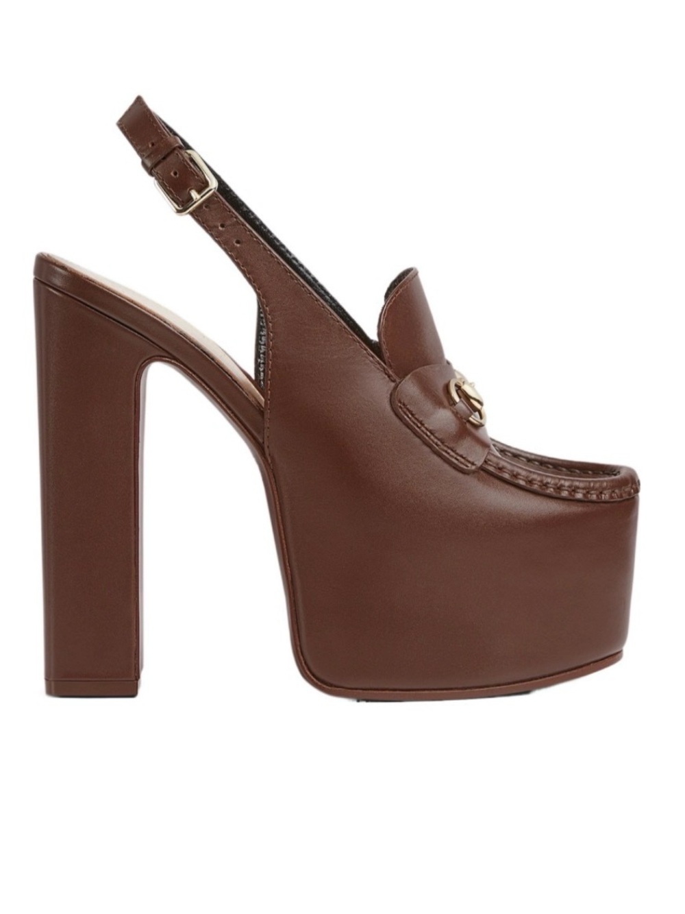 NEW IN BOX Gucci Women's Horsebit platform loafer slingback